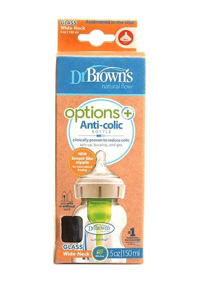 Db51730 Dr Browns Options+ Geniş Ağız Antikolik Cam Biberon 150 Ml 0+ Ay 4 Adet