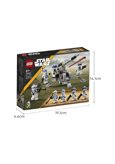 Lego 501st Legion Clone Troopers Savaş Paketi Ninja Serisi Yapı Taşları Hediye 75345 Model: Standart