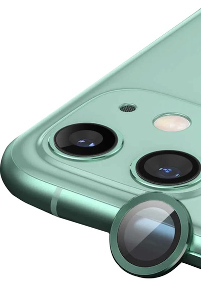 Newface Apple İphone 12 Mini Raze Metal Kamera Lens - Yeşil