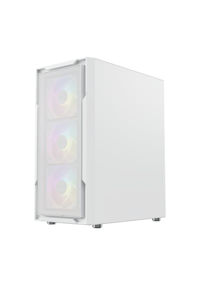 Fazeon F11 650w 80+ Bronze Mesh Rgb 4x120mm Fanlı Atx Beyaz Gamıng Kasa