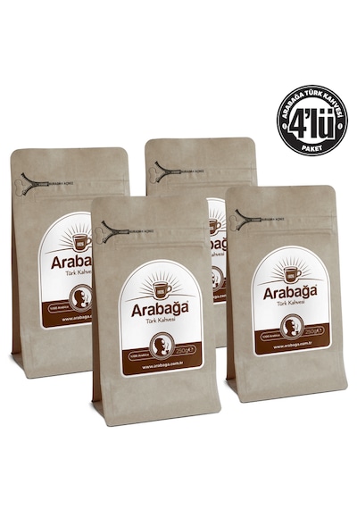 Arabağa Klasik Türk Kahvesi 250g Öğütülmüş 4'lü