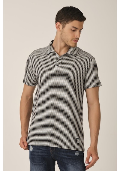 Alexander Gardi Alexandergardı Düğmesiz Polo Yaka T-shirt E21-84000 Turuncu
