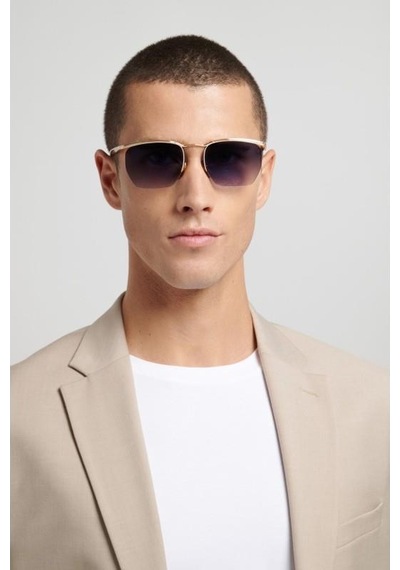 1225/s 0nr84 55-20-145 David Beckham Unisex Güneş Gözlüğü Altın