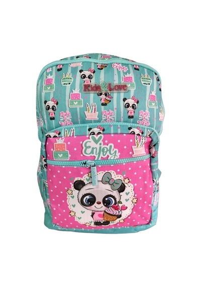 Kaukko Kids Love Sırt Çantası Sweet Panda L5116 Çok Remkli