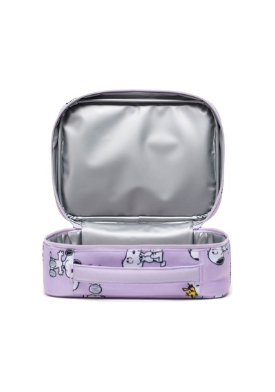 Herschel Peanuts Pop Quiz Termal Çanta Snoopy And Woodstock Pastel Lila