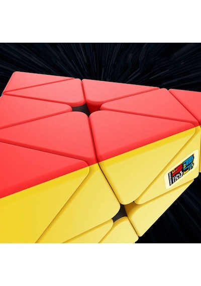 Moyu Meilong Pyramid Manyetik Bloklar- Mıknatıslı Stickersız Akıl Zeka Rübik Küp