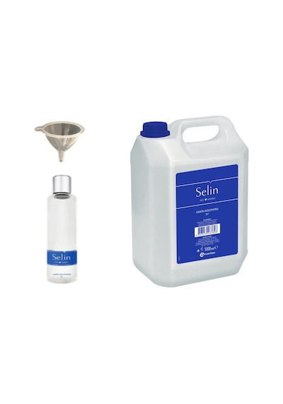 Selin 80 Derece Limon Kolonyası Bidon 5 L + Limon Kolonyası 200 ML + Huni