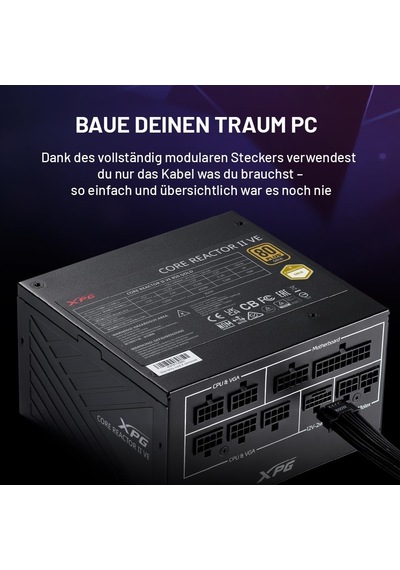 Core Reactor Iı Ve 850g-bkceu 850w 80+ Gold 120mm Gaming Full Modüler Power Supply Corereactorııve850g-bkceu
