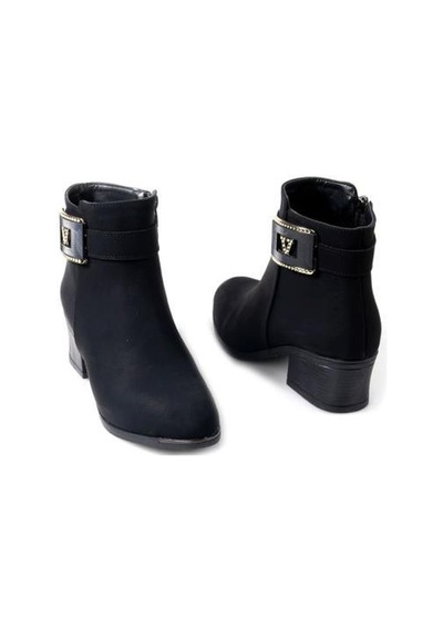 Papuçcity Blnr 03034 Kadın 4,5 Cm Topuklu Bot 001