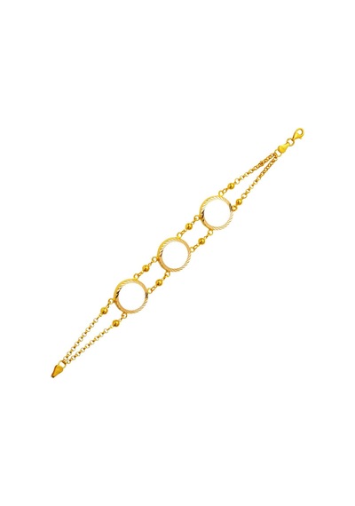 Bilezikci 3 Çeyrek Altınlık 14 Ayar Çerçeve Bileklik Blsc14k30737 Sarı Altın