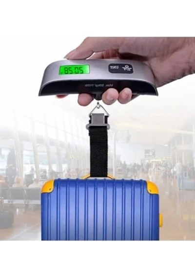 Dijital Işıklı Elektronik Bagaj Tartısı - 50kg Kapasite