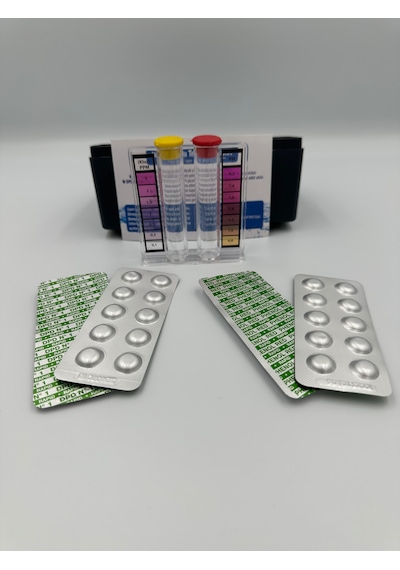 Havuz Suyu Test Kiti Tablet Serbest Klor - Ph