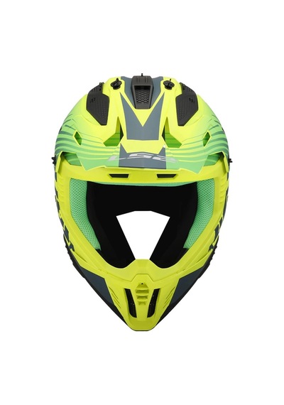 Ls2 Fast 2 Duck Yeşil-neon Sarı Kask Neon Sarı