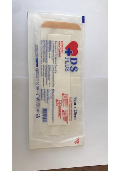 Ds Plus Pu Şeffaf Su Geçirmez Yara Pedi 9 x 25 CM