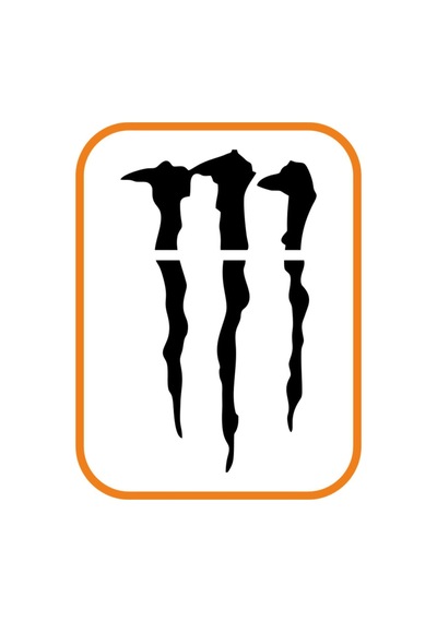 Monster Pençe Far Veya Cam Altı Büyük Oto Özel Yeni Sticker Siyah 33 20 Cm