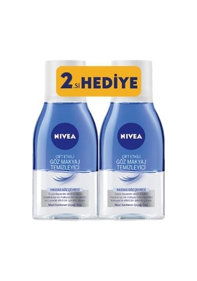Nivea Çift Etkili Göz Makyaj Temizleyici 125ml 2 adet