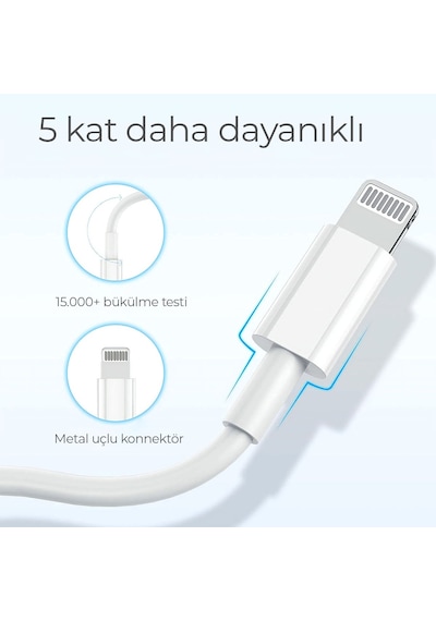 Woyax By Deji Apple iPhone Uyumlu Type C To Lightning 8 X XS XR 11 12 13 14 Pro Max PlusHızlı Şarj Kablosu