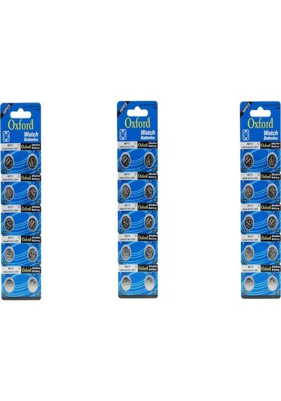 Oxford AG13 LR44 Düğme Pil 10 x 3'lü