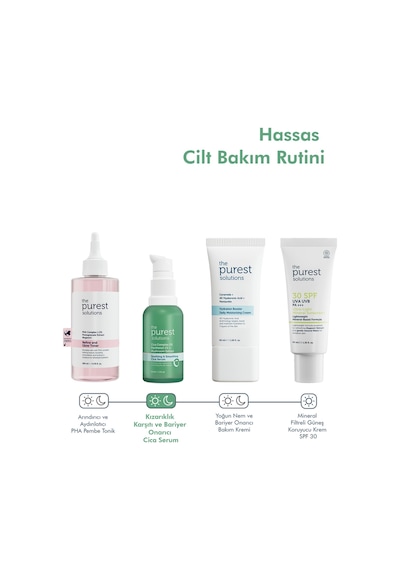 The Purest Solutions Hassas Ciltler İçin Kızarıklık Karşıtı Cica Serum 30 ML