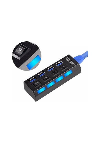 4 Port USB 3.0 Çoğaltıcı Çoklayıcı Hub