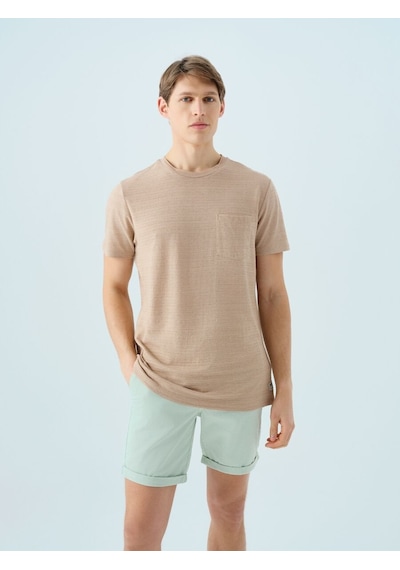 LOFT Regular Fit Erkek Tshirt K.kol Lf2035142 Q1.v1 Bej