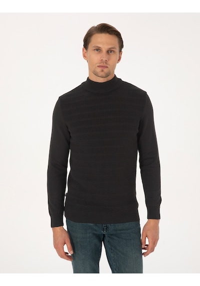 Pierre Cardin Erkek Siyah Kazak /triko 50315912-vr046 Siyah