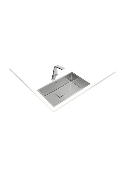 Teka Fle x linea Rs15 71.40 Tek Hazneli Tezgahüstü/Tezgahasıfır (Flush) Tezgahaltı Paslanmaz Çelik Eviye - 115000011