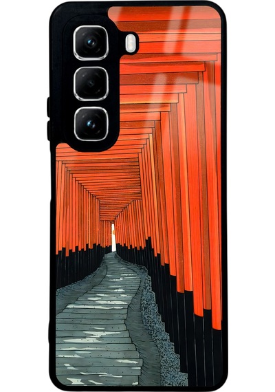 İnfinix Hot 50 Pastel Pencereler Tasarımlı Glossy Telefon Kılıfı Çok Renkli
