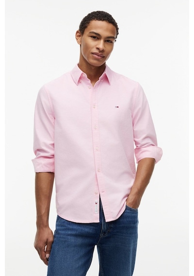 Tommy Jeans Tjm Regular Oxford Ext Erkek Pembe Gömlek-16258