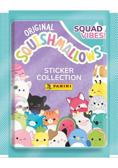 Panini Squishmallows Sticker Çıkartma - 4 Paket 20 Adet Sticker