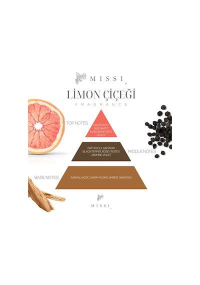 Missi 20 Ml Limon Çiçeği Mum Esansı