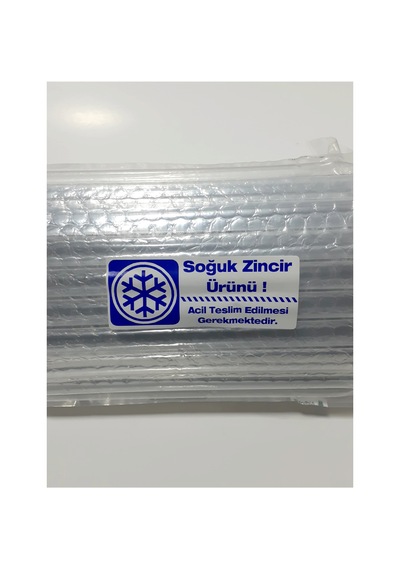 Soğuk Zincir Etiketi Soğuk Zincir Kargo Ürün Uyarı Etiketi 100 Ad