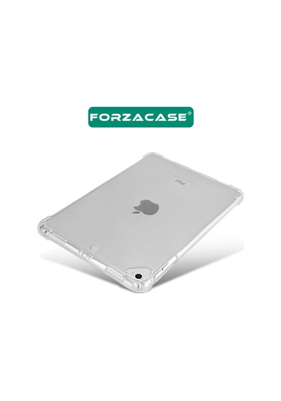 Forzacase Apple Uyumlu iPad  Mini 1-2-4 7.9 İnch İle Anti Shock Silikon Kılıf Şeffaf - Fc014 Silikon