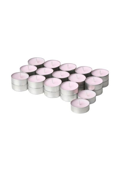 Ikea Lugnare 30'li Tealight Mum 3,8 X 3 Cm Zencefil - Armut - Yasemin - Vadinin Zambağı Pembe