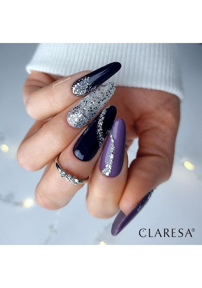 Claresa Kalıcı Oje Winter Wonderland 10 Parlak Simli Gümüş 5g