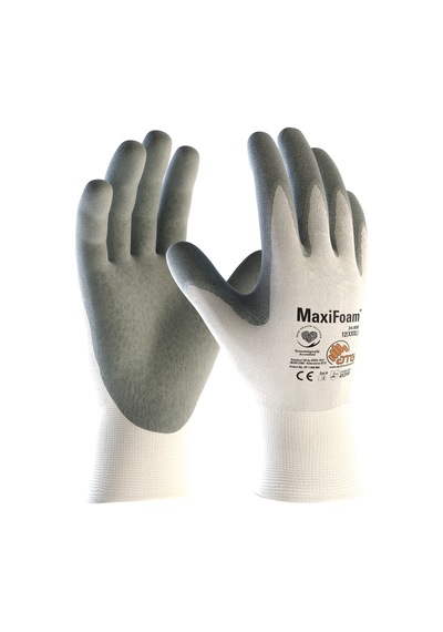 Atg Maxifoam 34-800 Nitril Köpük İş Eldiveni Beyaz