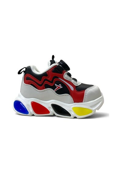 Cool Elliot Bebek Işıklı Rahat Sneaker Kırmızı