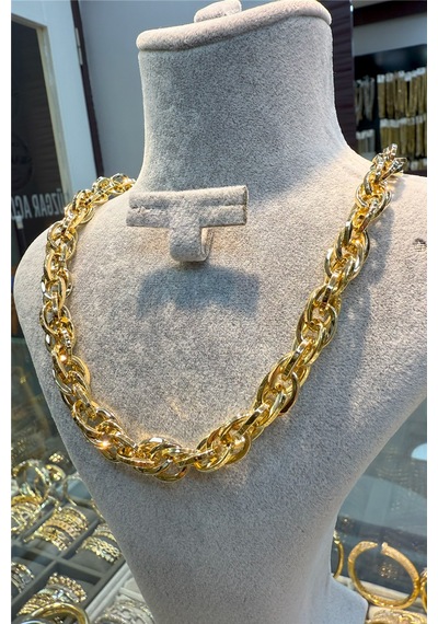 14 K Altın Renginde Xuping Vip 45 Cm Kolye