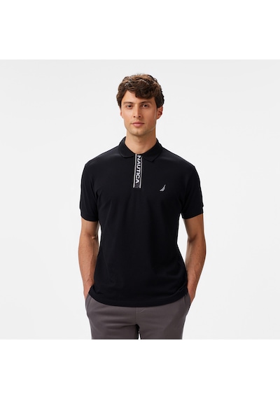 Nautica Erkek Siyah Classic Fit Polo Yaka T-shirtdüzk55306t