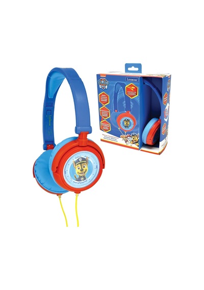 Paw Patrol Chase Marshall Stereo Kulaklık, Sınırlı Ses Gücü, Katlanabilir Ve Ayarlanabilir, Mavi/kırmızı, Hp015pa
