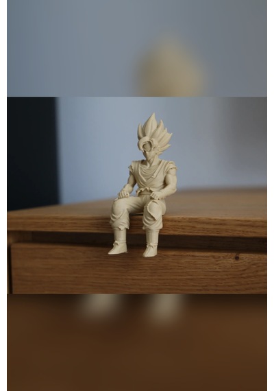 Zeroxo Oturan Savaşçı Figürü Dekoratif Biblo 4x8 Cm
