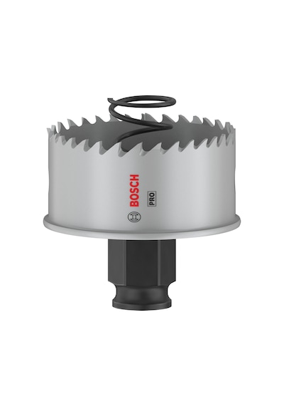 1 X Pro Sheet Metal Power Change Plus Delikli Testere Paslanmaz Çelik Levhalar, Çelik Levhalar, Ø 54 Mm, Profesyonel Aksesuar Döner Matkap/sürücü