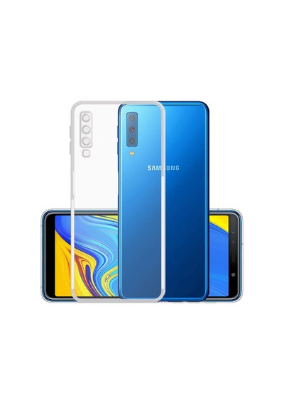 Adige Samsung Galaxy Uyumlu A7 2018 Kılıf Kamera Korumalı Süper Silikon