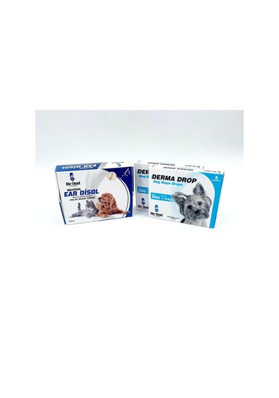 Dr. Sed Derma Köpek 1-10 KG Deri Bakım Ürünü 2 Kutu + Kulak Bakım Ürünü