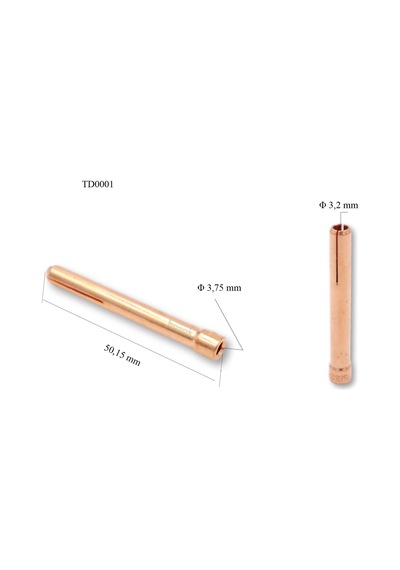 Td0001/32 3,2 Mm Collet-pens Tig 17-18-26 10n25 Trafimet