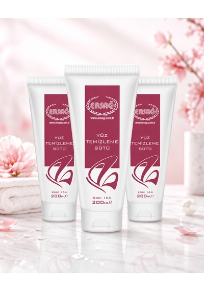 Ersağ Yüz Temizleme Sütü 3 x 200 ML