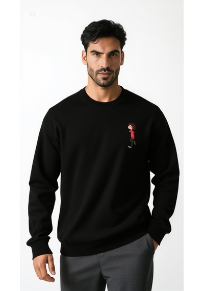 Ogc Marco & Star Kombin Sweatshirt Siyah