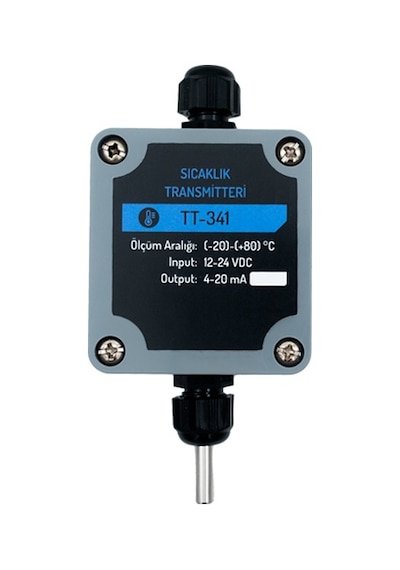 Tt-341 Analog Sıcaklık Transmitteri 4-20 Ma Çıkışlı