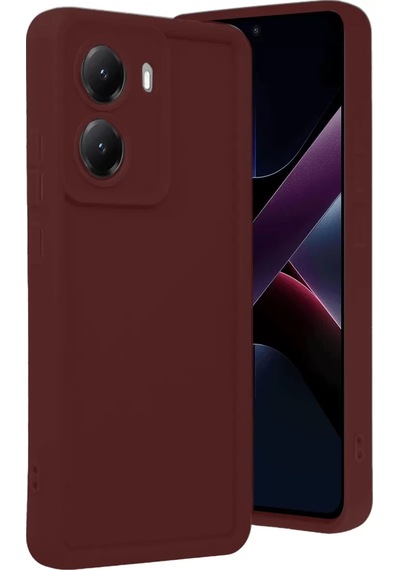 Newface Xiaomi Poco X7 Pro Viera Silikon - Bordo