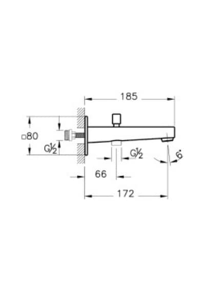 Artema Minimax Square Ankastre Banyo Seti, Krom A41949, A43732, A45915, A45913, A45652, A43595